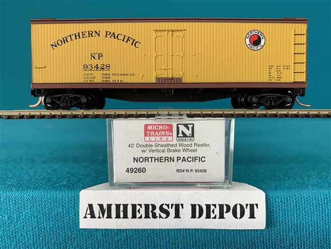 Northern Pacific Railway retailer Wood Sign